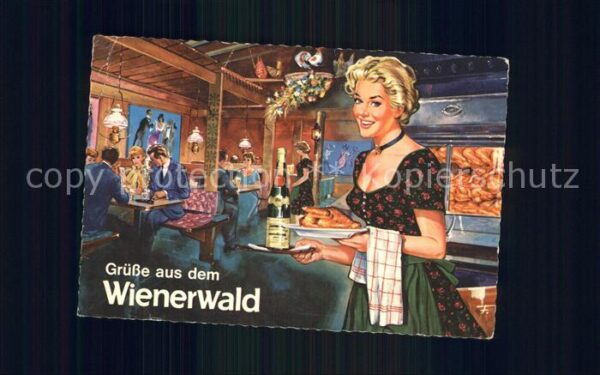 Berufe Kellnerin Wienerwald Wein Hähnchen