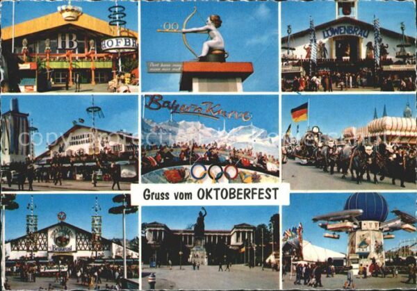 Oktoberfest München Löwenbräu Bräurosl Achterbahn B