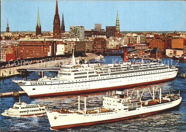 Schiffe Ships Navires TS Hamburg Überseebrücke