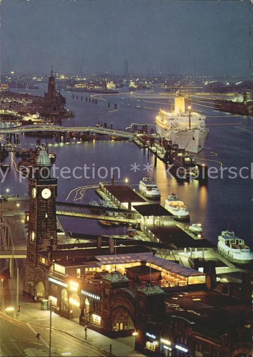 Schiffe Ships Navires Hamburg St. Pauli-Landungsbrücken