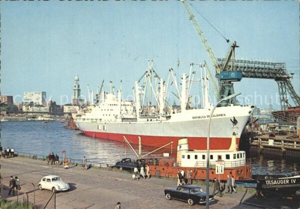 Schiffe Ships Navires Republica of Colombia Hamburg Hafen