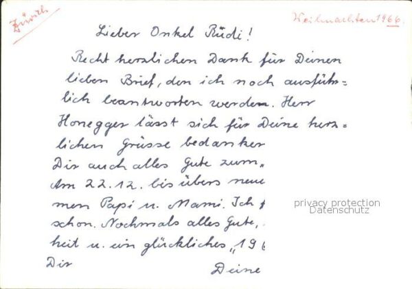 Kuenstlerkarte G. Pasche Matterhorn – Bild 2