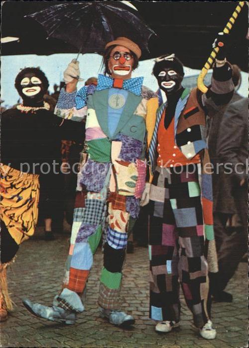 Karneval Fasnacht Köln Clown Zulu-Kostüm Afrika