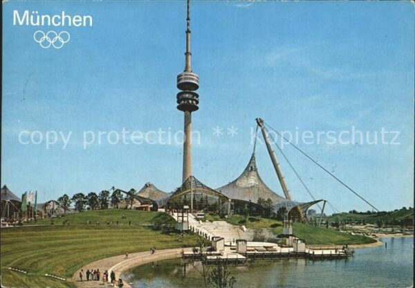 Olympia München Olympiapark Olympiaturm