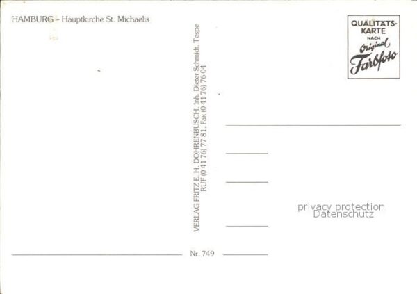 Kirchenorgel Hamburg Hauptkirche St. Michaelis – Bild 2
