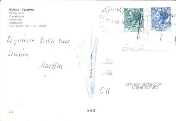 Vulkane Geysire Vulcans Geysers Napoli Vesuvio Veduta aerea – Bild 2