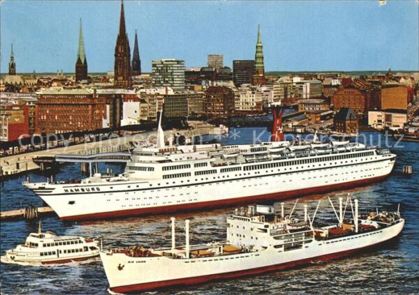 Schiffe Ships Navires TS Hamburg Überseebrücke