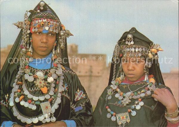 Typen Afrika Marokko Maroc Typique Fille du Sud