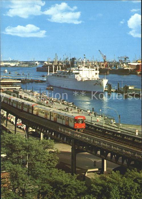 Eisenbahn Dampfer Hamburg Überseebrücke
