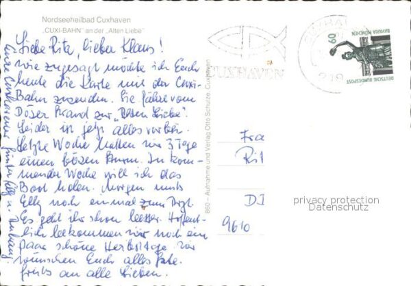 Eisenbahn Cuxi-Bahn Alten Liebe Cuxhaven – Bild 2