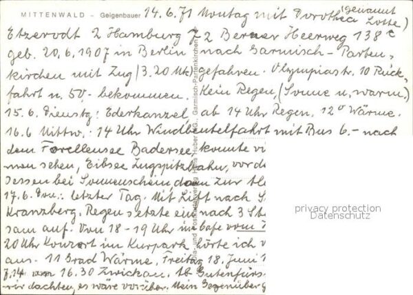 Geige Geigenbauer Johann Reiter Mittenwald – Bild 2