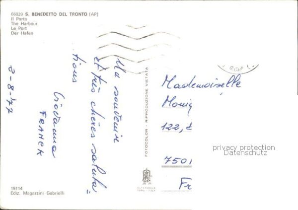 Fischerei Fischkutter S. Benedetto del Tronto Por – Bild 2