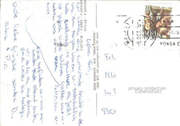 Faehre Ferry Bac Traghetto-- M.S. Dana Corona – Bild 2
