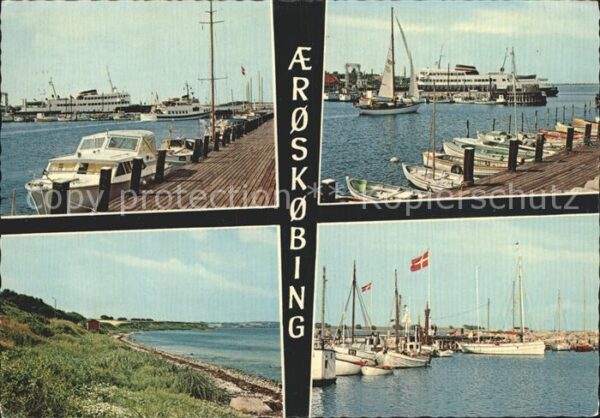 Boote Borgnaes-Bucht Hafenpartie Aeroskobing