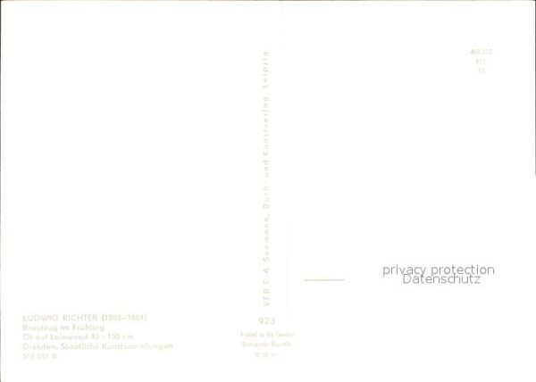 Richter Ludwig Brautzug im Frühling – Bild 2