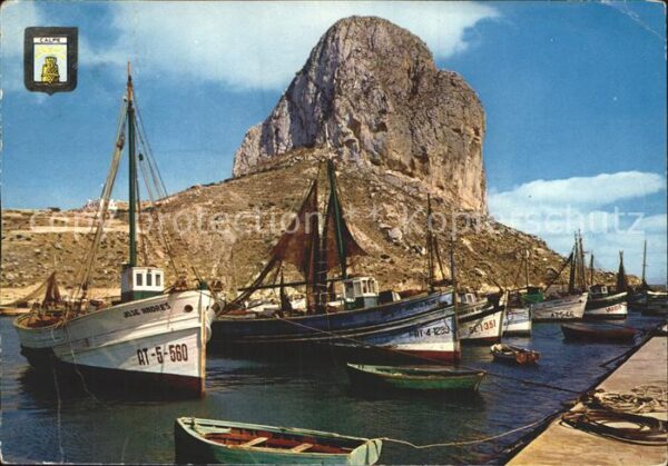 Fischerei Fischkutter Calpe Penon de Ifach Puerto