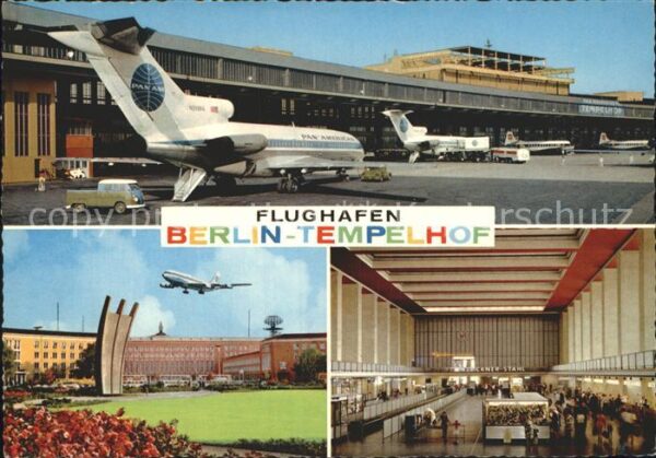 Flughafen Airport Aeroporto Berlin-Tempelhof Pan-American
