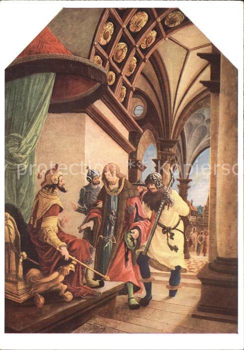 Kuenstlerkarte Albrecht Altdorfer Der hl. Sebastian vo