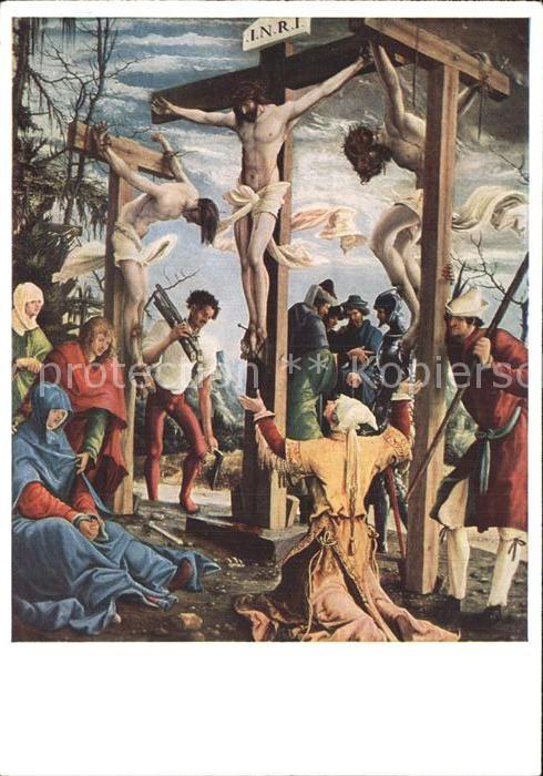 Kuenstlerkarte Albrecht Altdorfer Kreuzigung Christi