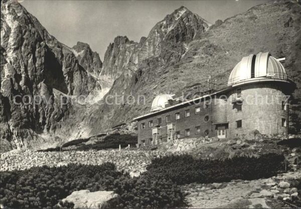 Observatorium Sternwarte Urania Hohe Tatra Steinbachtal Lomnitzer Spitz
