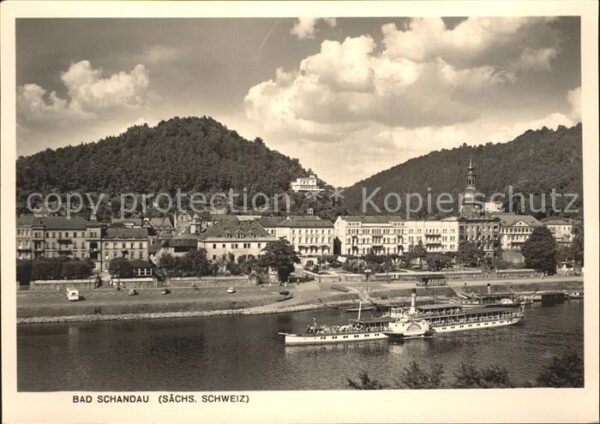 Dampfer Seitenrad Weltfrieden Bad Schandau Sächsische Sch