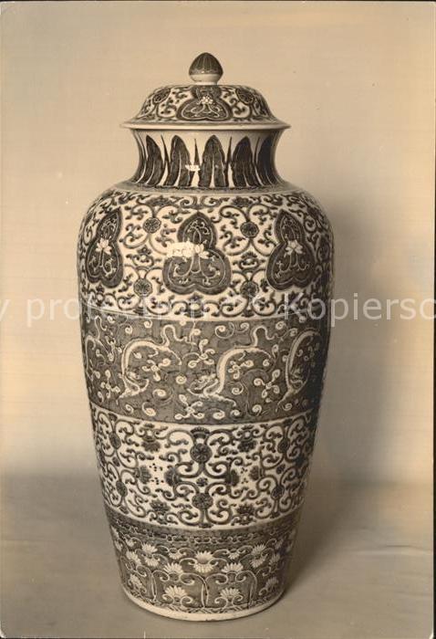 Vase Monumentvase Dragonervase China Dresden