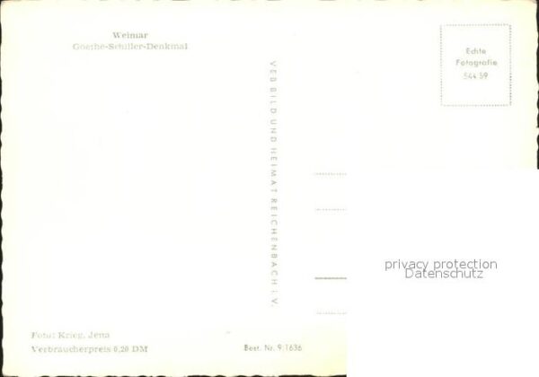 Denkmal Goethe-Schiller-Denkmal Weimar – Bild 2
