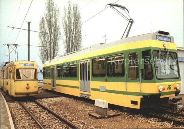 Strassenbahn Ligne TN Neuchatel-Boudry Be 4/4 501 Be