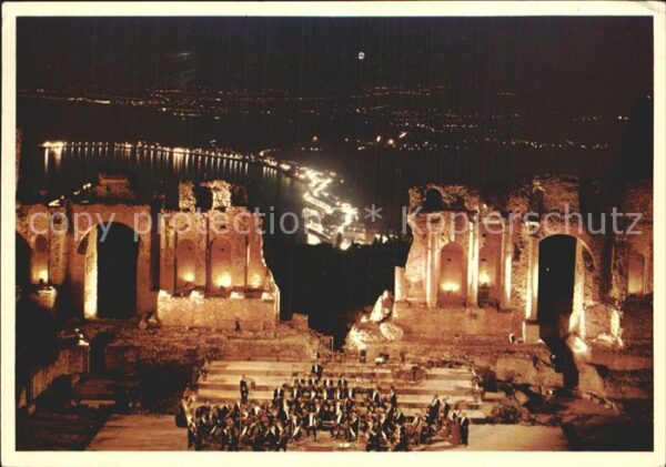 Theater Taormina Teatro Greco Concerto Estato M