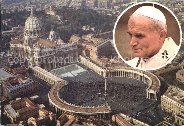 Papst Giovanni Paolo II. Roma Piazza S. Pietr