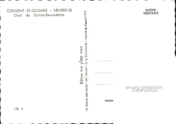 Religion Chef de Sainte-Bernadette Couvent St.-G – Bild 2