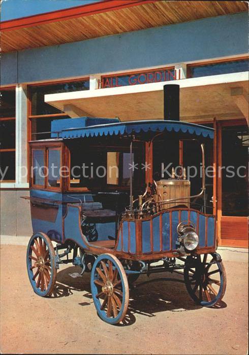 Autos Omnibus a vapeur Scotte Musee de l'Auto