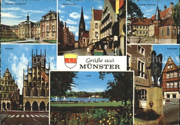 Muenster Westfalen Schloss Universität Rathaus Aasee Prinz