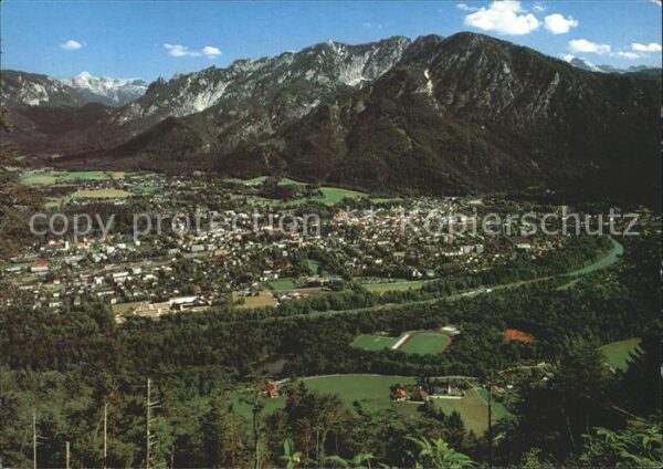 Bad Reichenhall Fliegeraufnahme Lattengebirge und Predi