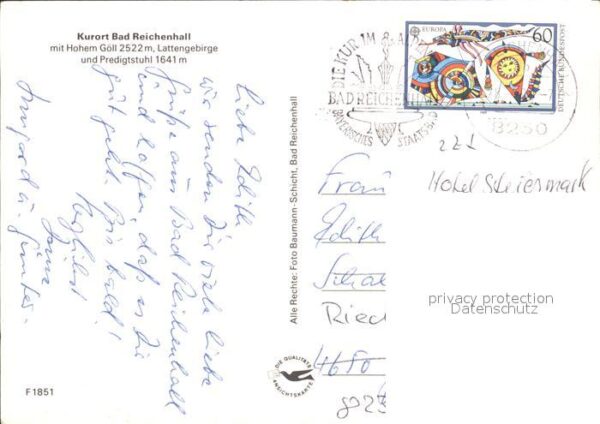 Bad Reichenhall Fliegeraufnahme Lattengebirge und Predi – Bild 2