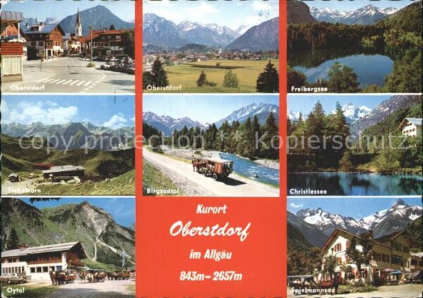 Oberstdorf Christelsee Freibergsee Brigsautal Oyta