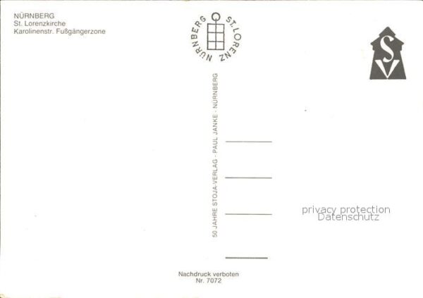 Nuernberg Sankt Lorenzkirche Karolinenstrasse Fus – Bild 2