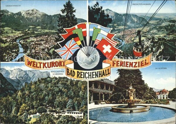Bad Reichenhall Predigtstuhlbahn Kurpark Berggasthof Sc