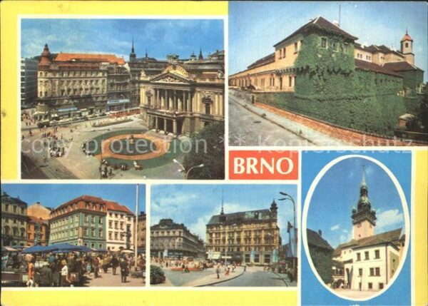 Brno Bruenn Mahenovo divadio Spilberk Namesti Svobo