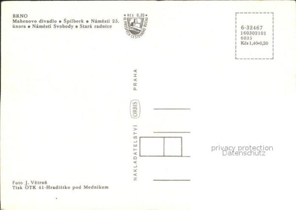 Brno Bruenn Mahenovo divadio Spilberk Namesti Svobo – Bild 2
