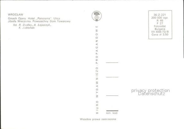 Wroclaw Gmach Opery Hotel Panorama – Bild 2