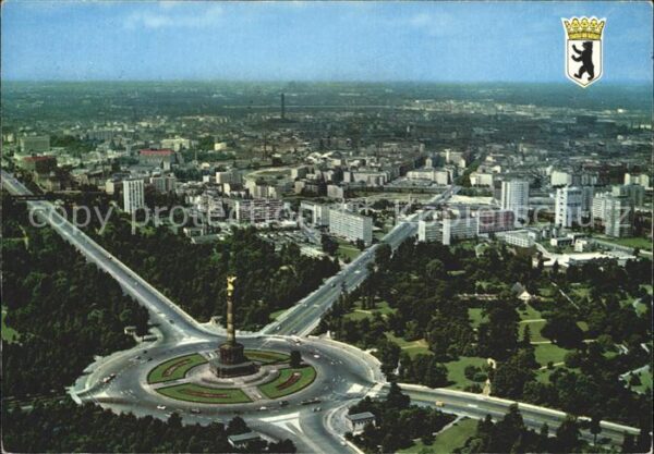 Berlin Tiergarten Siegessäule Hansaviertel