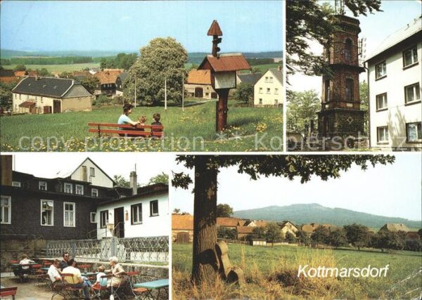 Kottmarsdorf Aussichtsturm auf dem Kottmar Berggasts