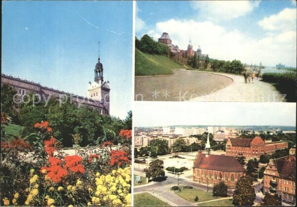 Szczecin Stettin Kirche Panorama