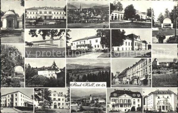 Bad Hall Oberoesterreich Tassiloquelle Kurhaus Total Trinkhalle