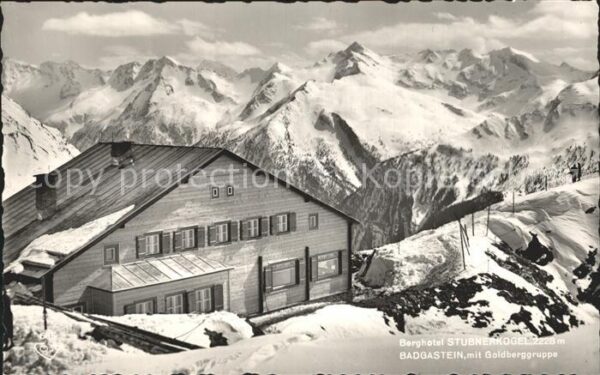 Bad Gastein Berghotel Stubnerkogel mit Goldberggrup