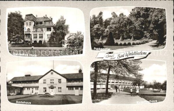 Bad Waldliesborn Dt Haus Parkpartie Badehaus Kurmittelha