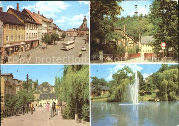 Schmoelln-Putzkau Marktplatz Aussichtsturm Brückenplatz B