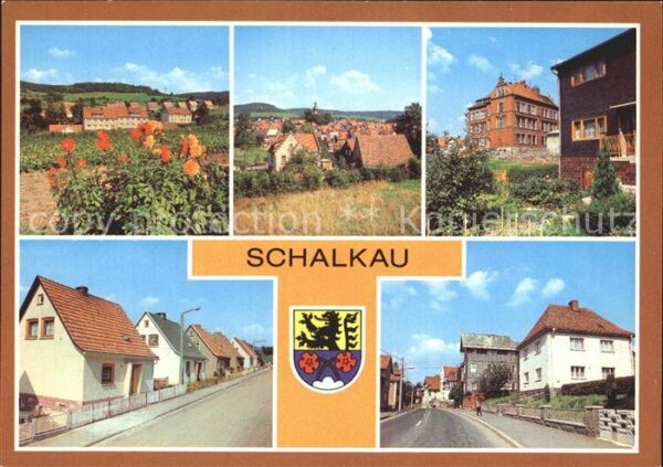 Schalkau Siedlung im Grund Teilansicht Polytech