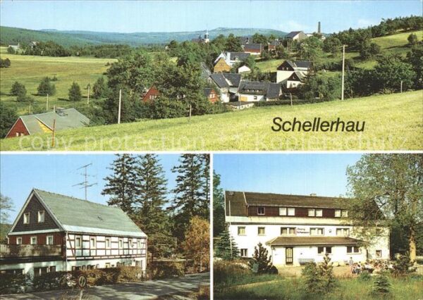 Schellerhau Panorama Kahlenberg Ferienheim Glückspi
